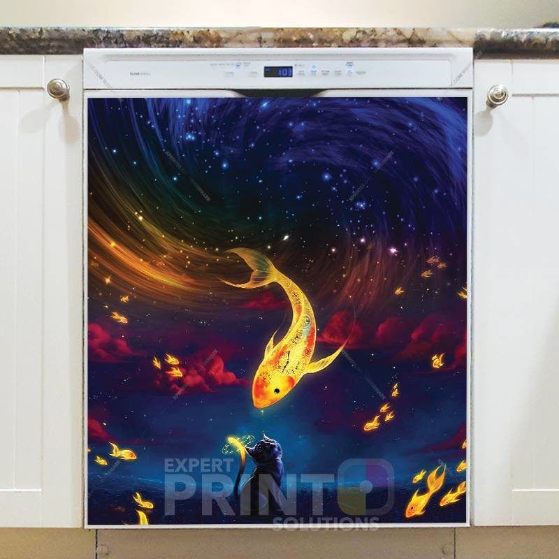 Dream of a Cat Dishwasher Sticker