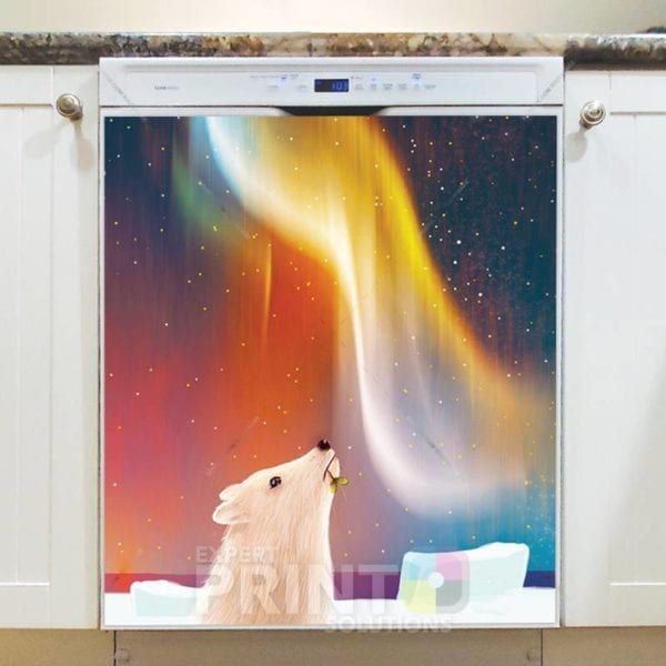 Animals and the Northern Light #3 Dishwasher Sticker