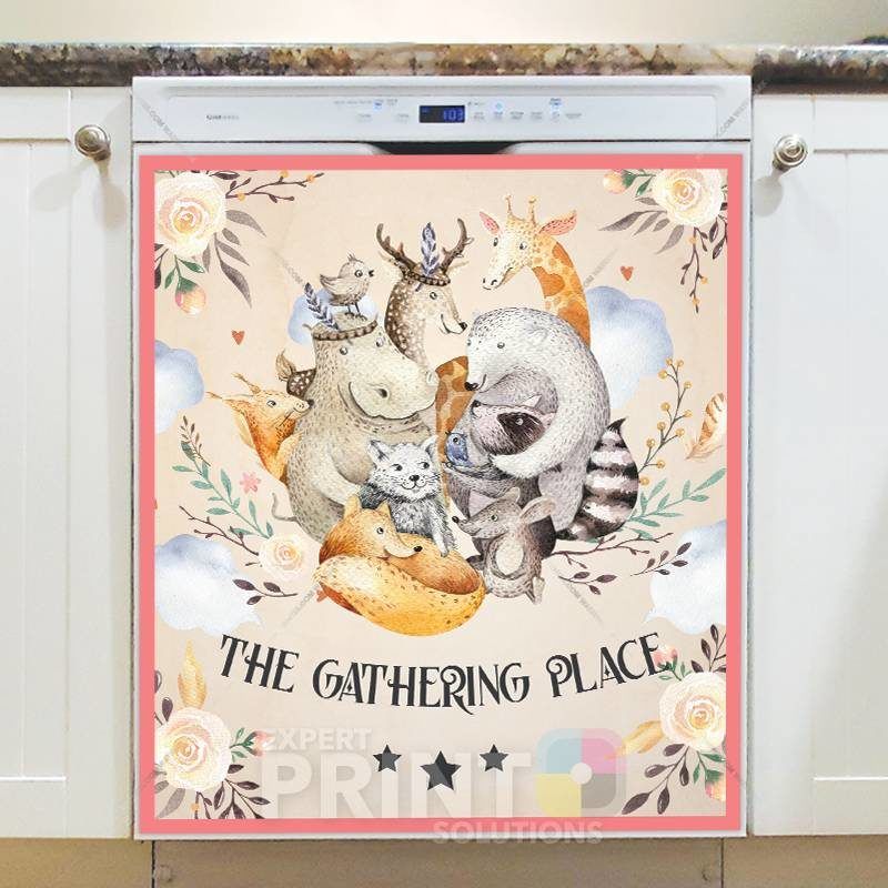 Cute Native Animals - The Gathering Place Dishwasher Sticker