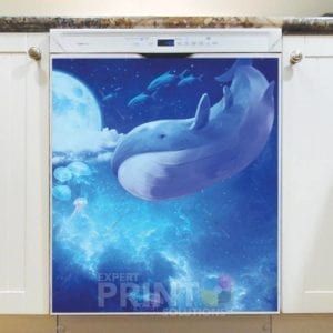 Fairytale Whales #7 Dishwasher Sticker