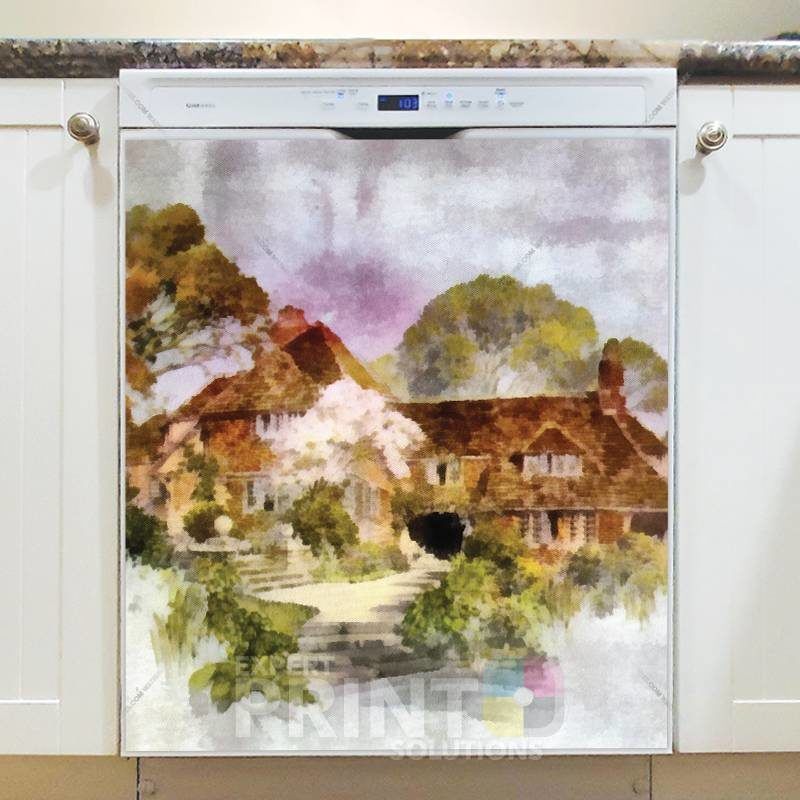 British Victorian Country Home Dishwasher Sticker