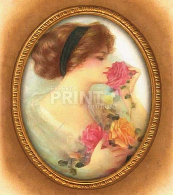 Portrait of a Victorian Lady #2 Dishwasher Sticker