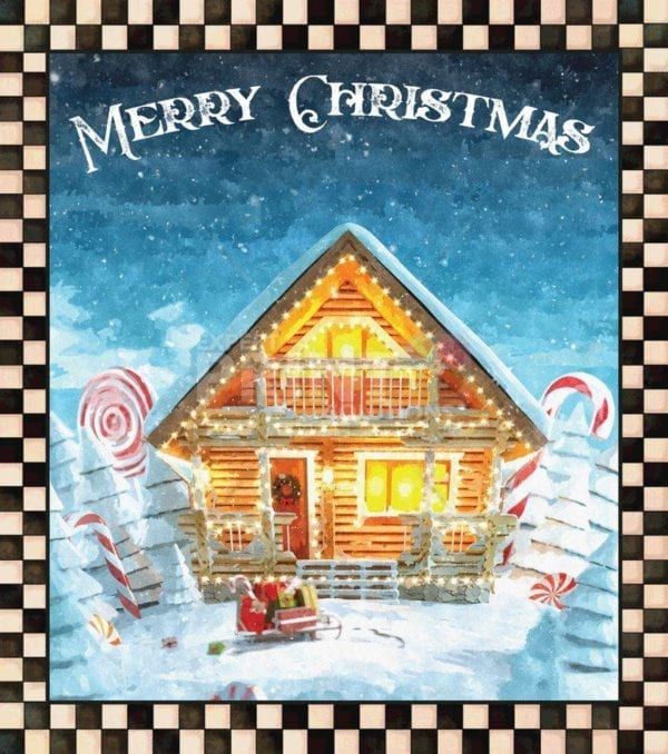 Merry Christmas - Candyland Cottage Dishwasher Sticker