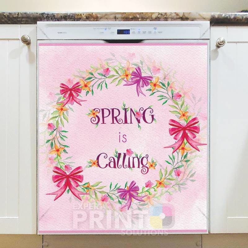 Spring is Calling Dishwasher Sticker