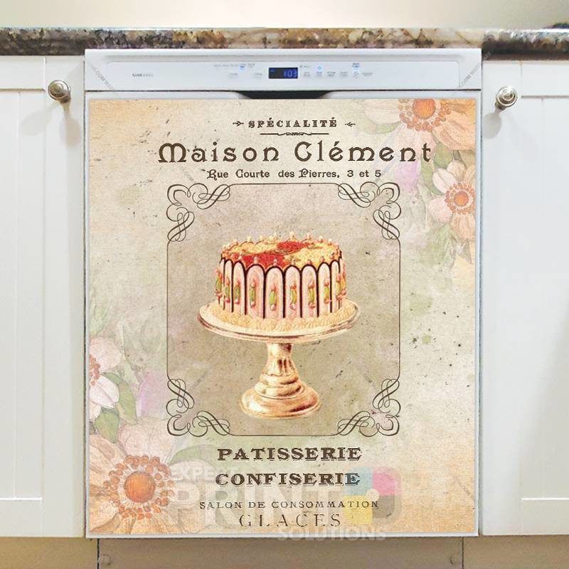 Shabby Chic Kitchen #3 - Specialite Maison Clement - Patisserie Confiserie Dishwasher Sticker