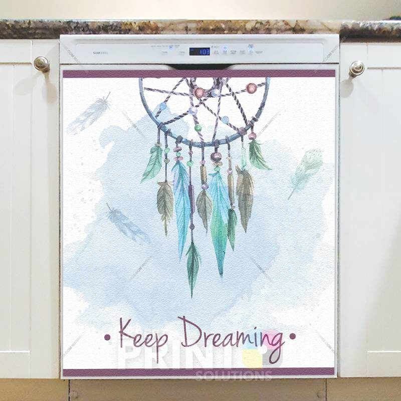 Keep Dreaming Beautiful Dreamcatcher Dishwasher Sticker