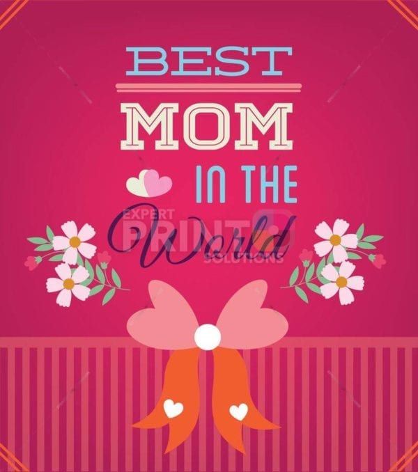 Happy Mother's Day! #12 - Best Mom in the World Dishwasher Sticker