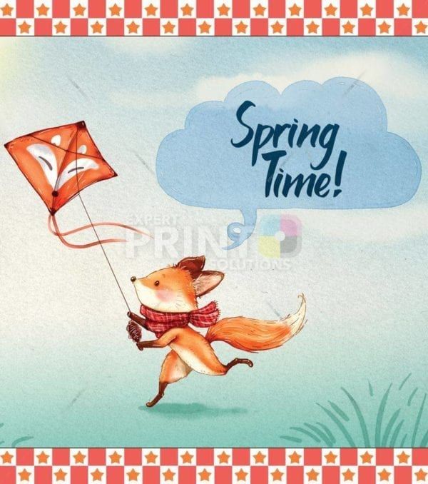 Welcome Spring with Cute Animals #9 - Spring Time Dishwasher Sticker