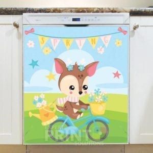 Welcome Spring with Cute Animals #6 Dishwasher Sticker