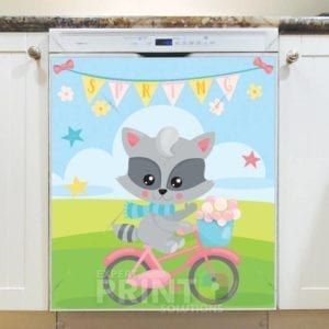 Welcome Spring with Cute Animals #5 Dishwasher Sticker