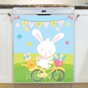 Welcome Spring with Cute Animals #4 Dishwasher Sticker
