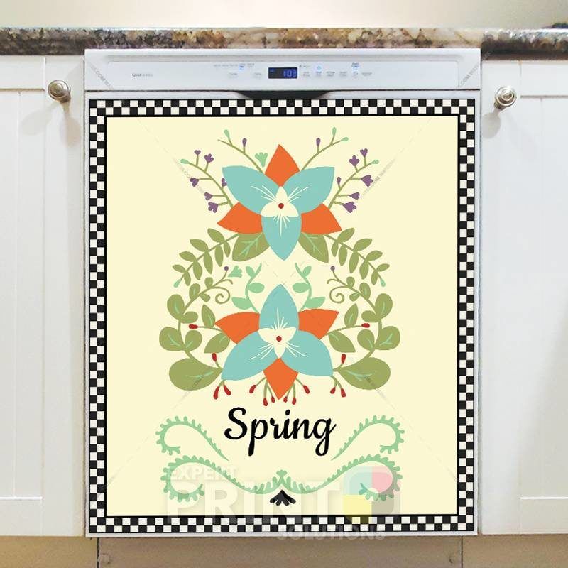 Welcome Spring #1 Dishwasher Sticker