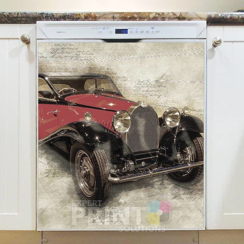 Beautiful Old Car #2 Dishwasher Sticker