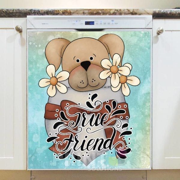 Cute Pocket Puppies #2 - True Friend Dishwasher Sticker