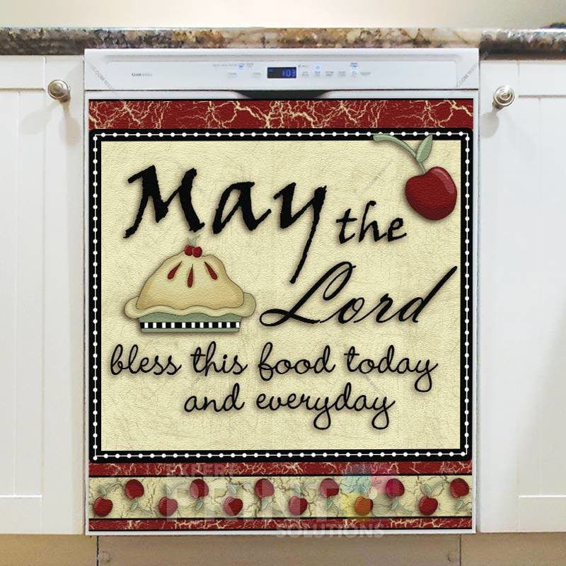 May the Lord Bless This Food Dishwasher Sticker