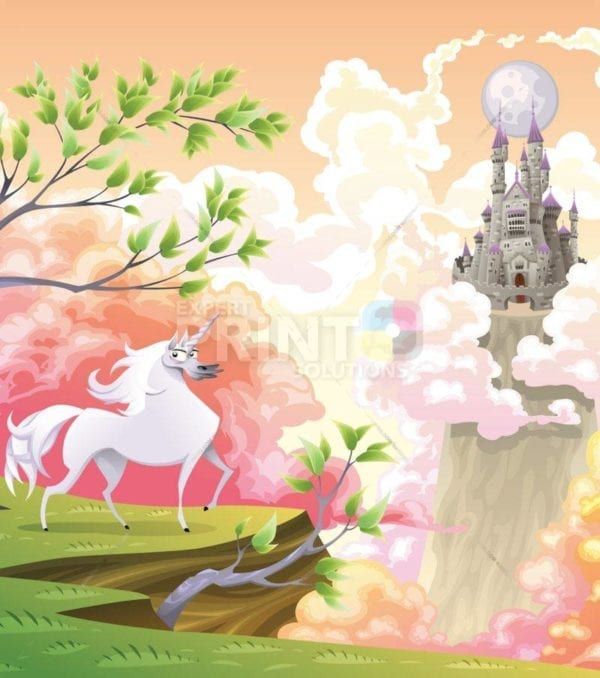 Unicorn Fantasy World Dishwasher Sticker