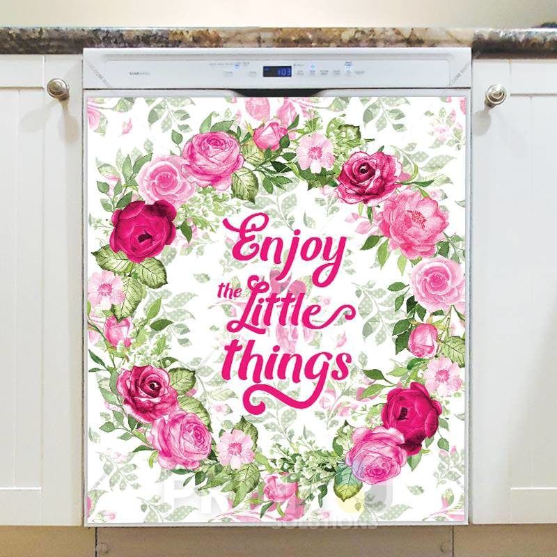 Enjoy the Little Things Dishwasher Sticker