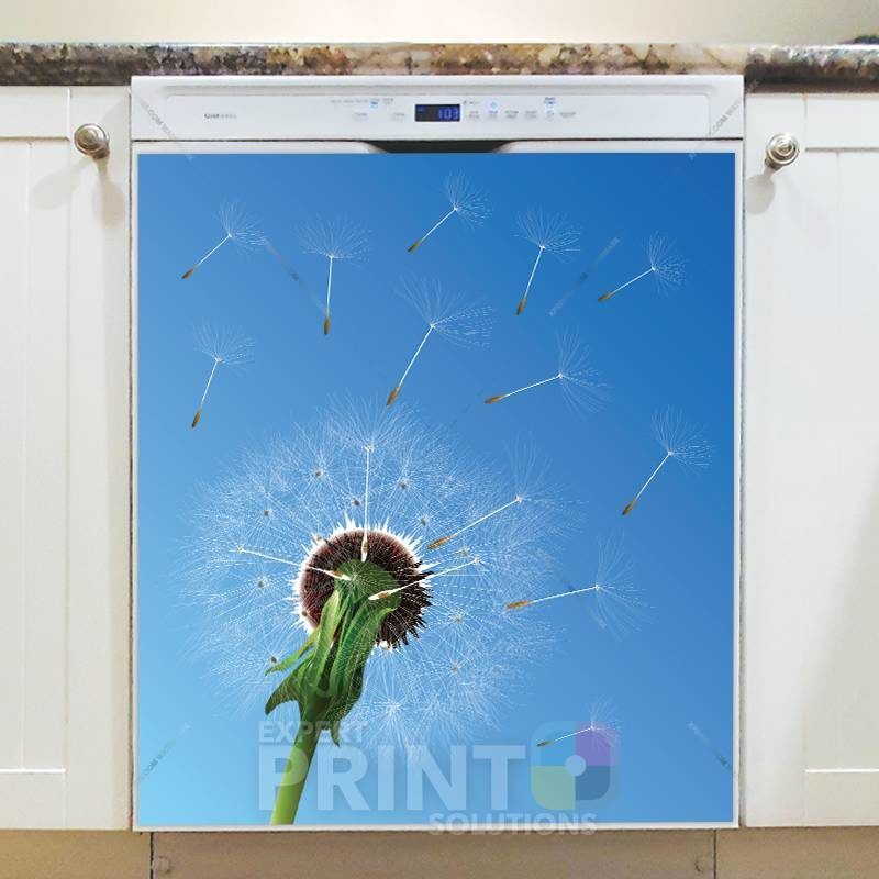 Summer Dandelion Dishwasher Sticker