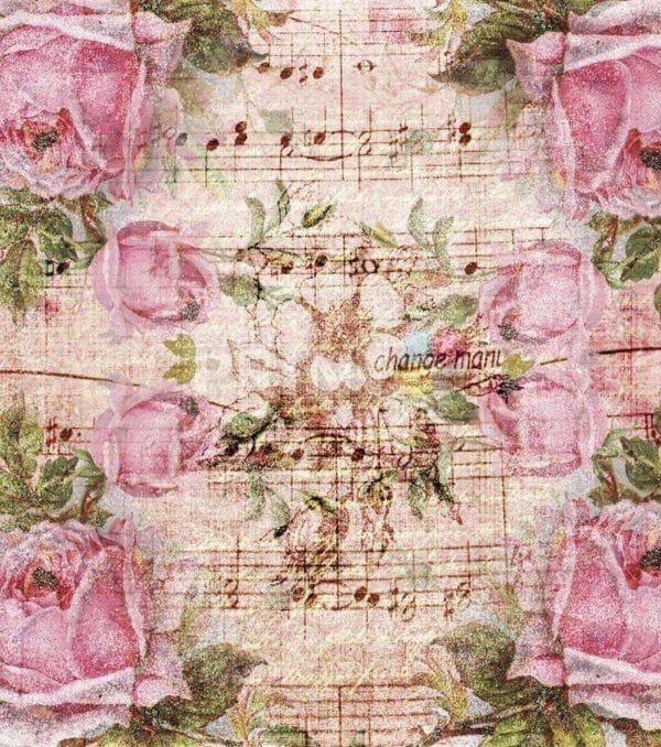 Shabby Chic Garden #8 Dishwasher Sticker
