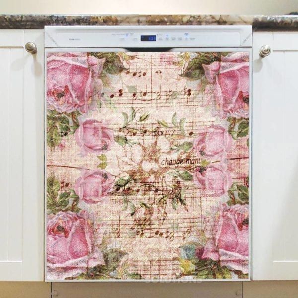 Shabby Chic Garden #8 Dishwasher Sticker