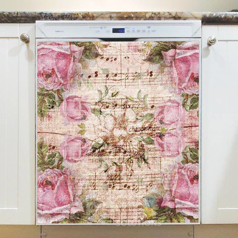 Shabby Chic Garden #8 Dishwasher Sticker