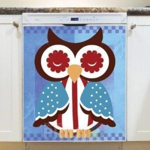 Sleeping Owl Dishwasher Sticker