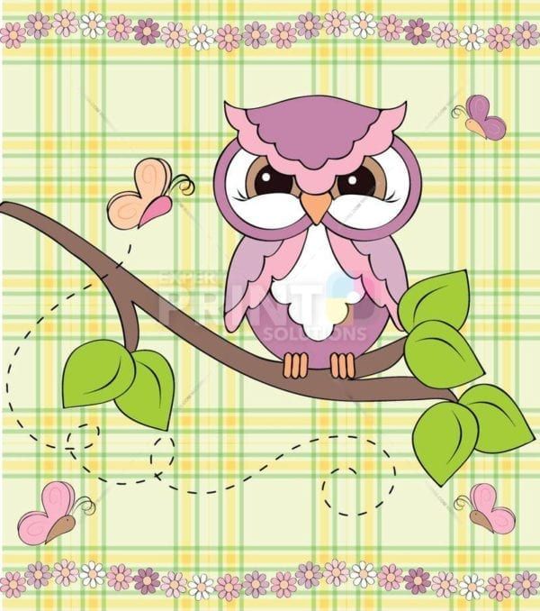 Cute Grumpy Owl #3 Dishwasher Sticker