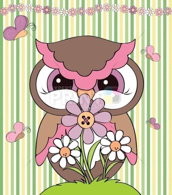 Cute Grumpy Owl #2 Dishwasher Sticker