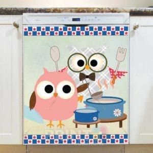 Cooking Owls #12 Dishwasher Sticker