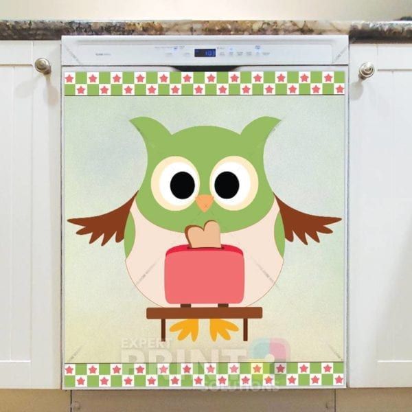 Cooking Owl #7 Dishwasher Sticker