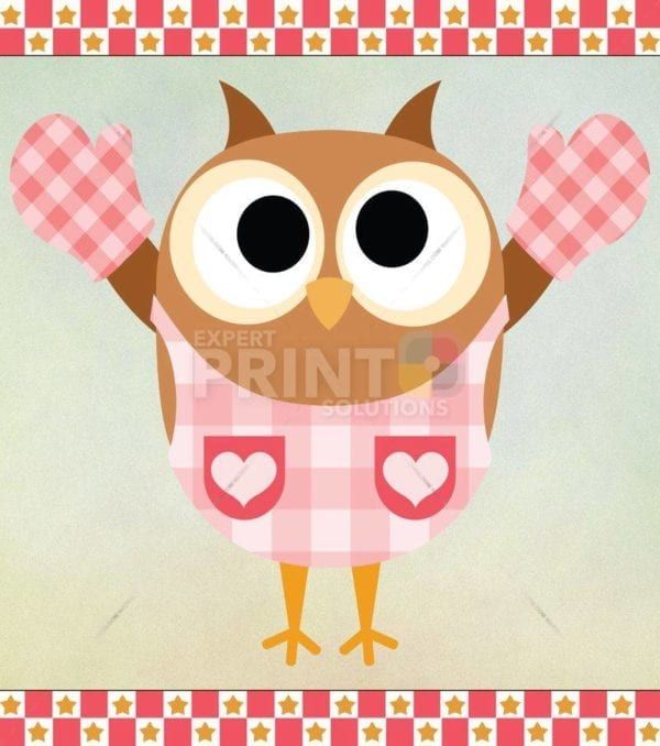 Cooking Owl #5 Dishwasher Sticker