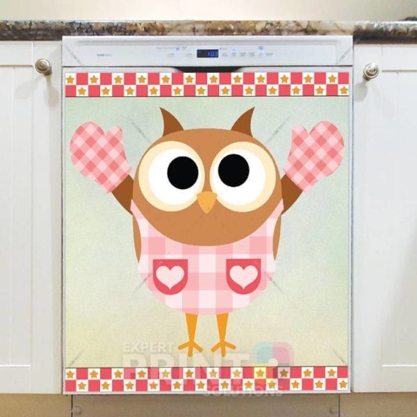 Cooking Owl #5 Dishwasher Sticker