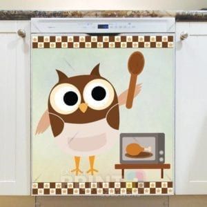Cooking Owl #1 Dishwasher Sticker