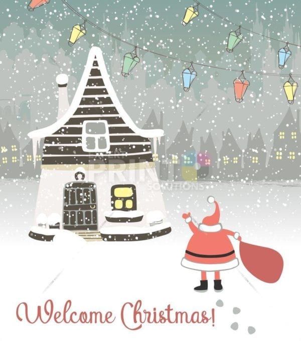 Christmas - Welcome Christmas! Dishwasher Sticker