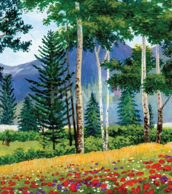 The Wildflower Glade Dishwasher Sticker