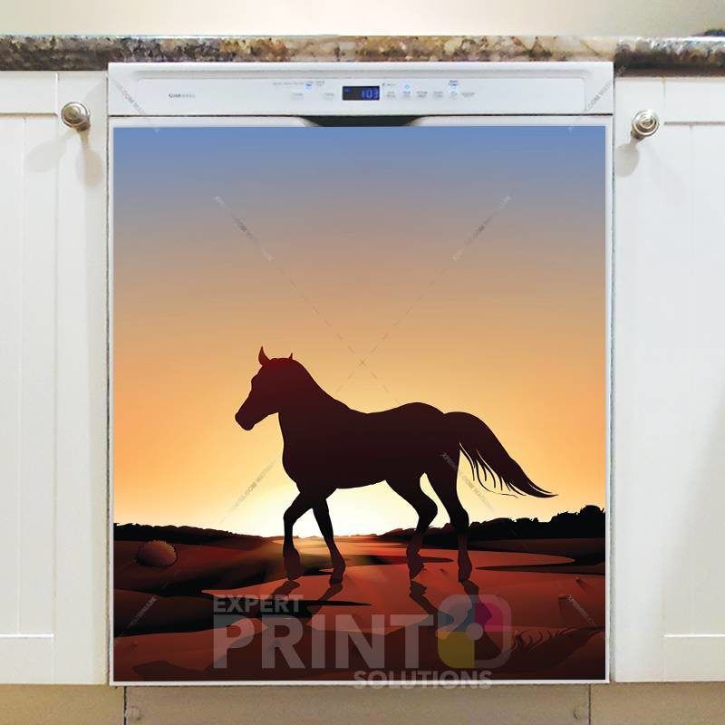 Sunrise Stallion Dishwasher Sticker