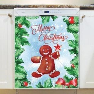 Christmas in the Woods #9 - Merry Christmas Dishwasher Sticker