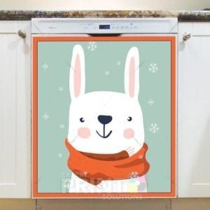 Christmas - Forest Christmas - Bunny Dishwasher Sticker