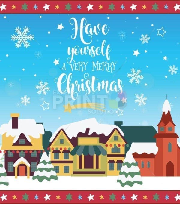 Christmas - Very Merry Christmas Village - Have Yourself a Very Merry Christmas Dishwasher Sticker