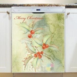 Christmas - Beautiful Decoration - Merry Christmas Dishwasher Sticker