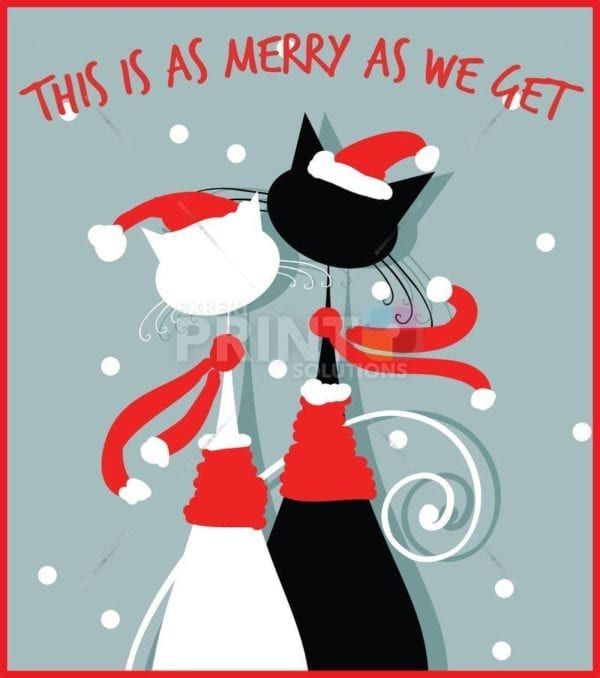 Christmas - This is as Merry as We Get Dishwasher Sticker