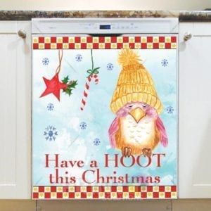 Christmas - Have a Hoot this Christmas Dishwasher Sticker