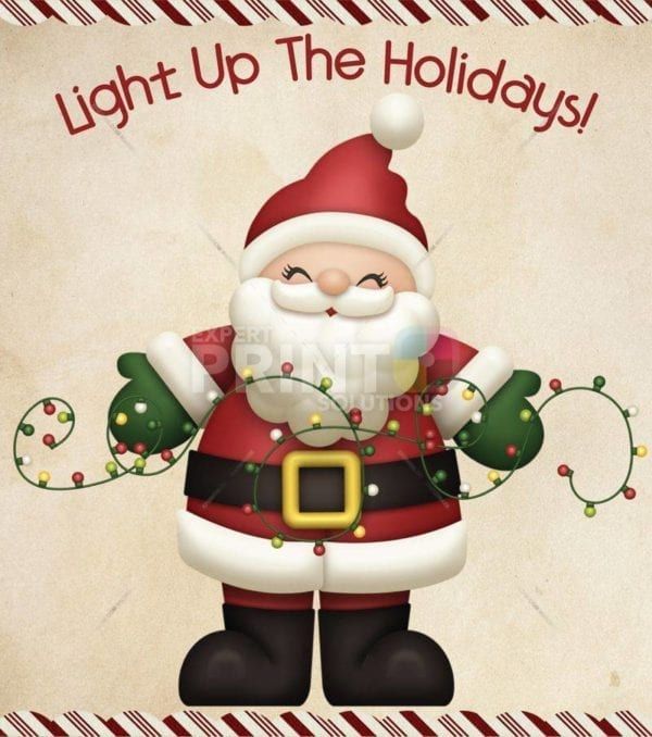 Christmas - Light Up the Holidays Dishwasher Sticker