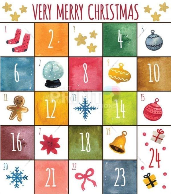 Christmas - Christmas Calendar #10 - Very Merry Christmas Dishwasher Sticker