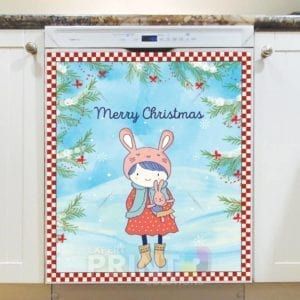 Holiday with Best Friends #2 - Merry Christmas Dishwasher Sticker