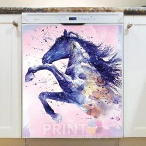 Beautiful Watercolor Style Horse Dishwasher Sticker