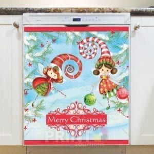 Christmas - Christmas in the Magical Forest #3 - Merry Christmas Dishwasher Sticker