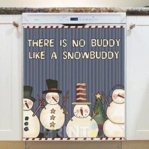 Christmas - There is No Buddy Like a Snowbuddy Dishwasher Sticker