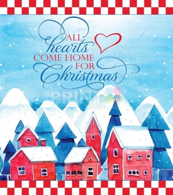 Christmas - All Hearts Come Home for Christmas Dishwasher Sticker