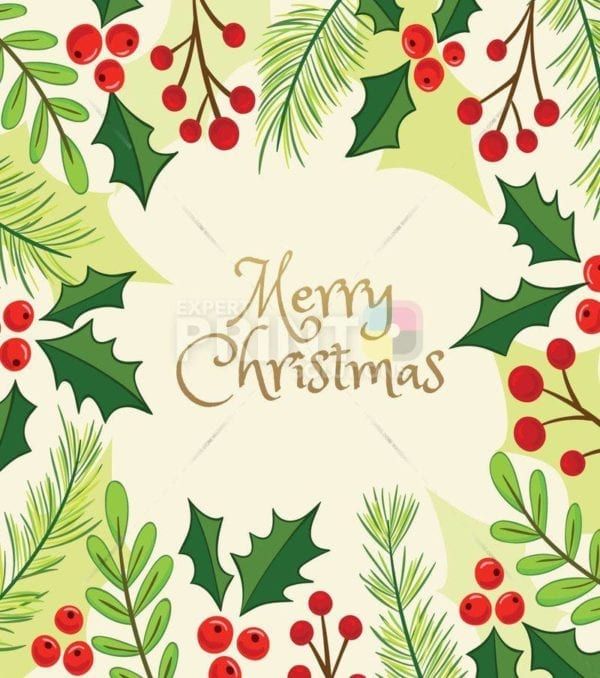 Christmas - Beautiful Greeting - Merry Christmas Dishwasher Sticker